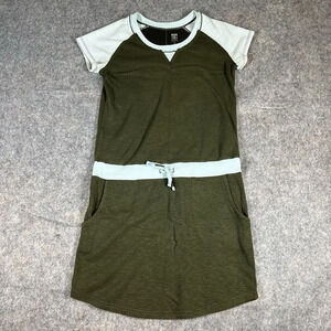 Title Nine Dress Womens Small Sweatshirt Pockets Green Casual Athleisure Outdoor